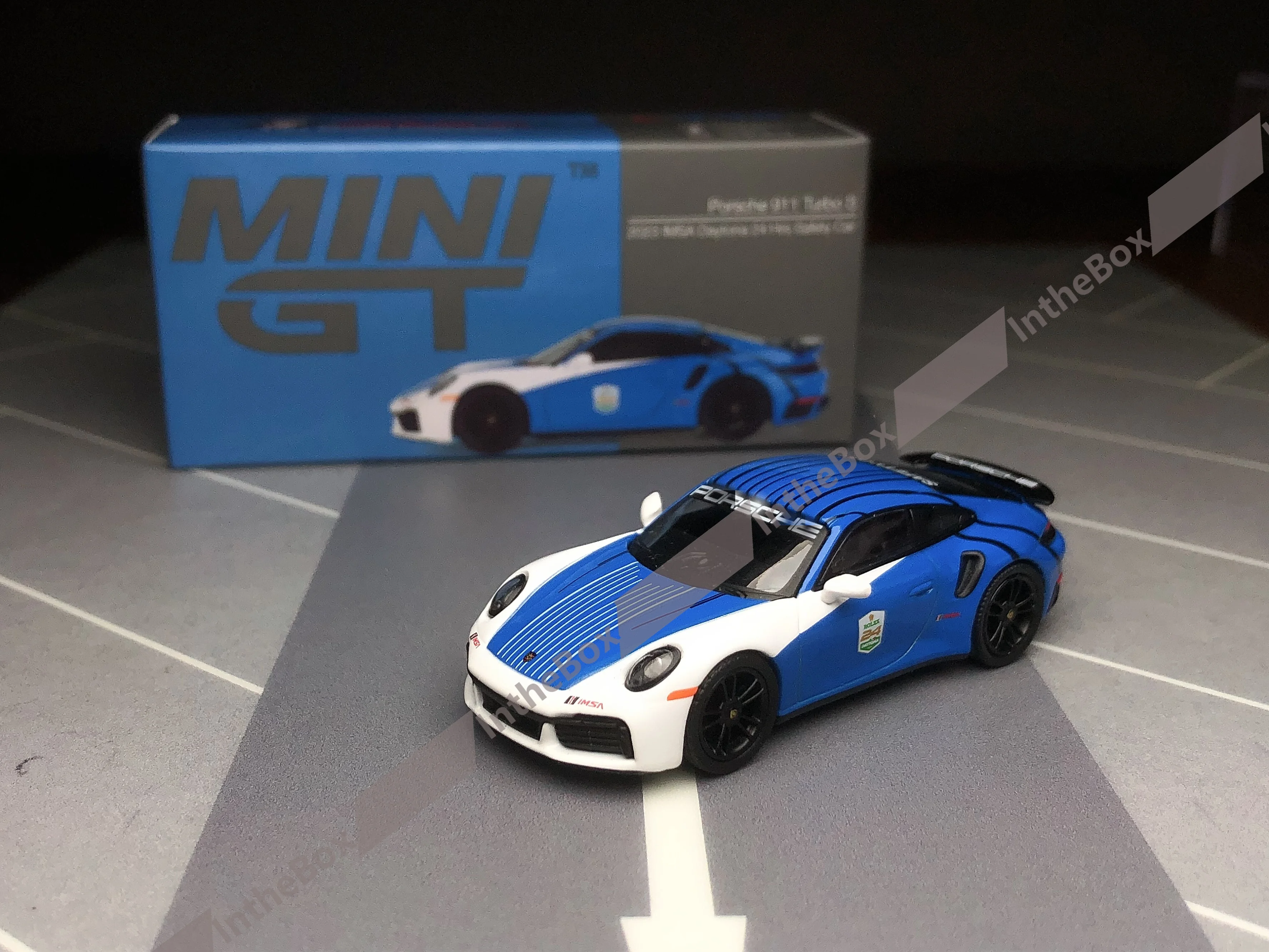 

SEP 2024 Mini GT #735 911 Turbo S Safety Car 2023 IMSA Daytona 24 Hrs Diecast Model Car Collection Limited Edition Hobby Toys