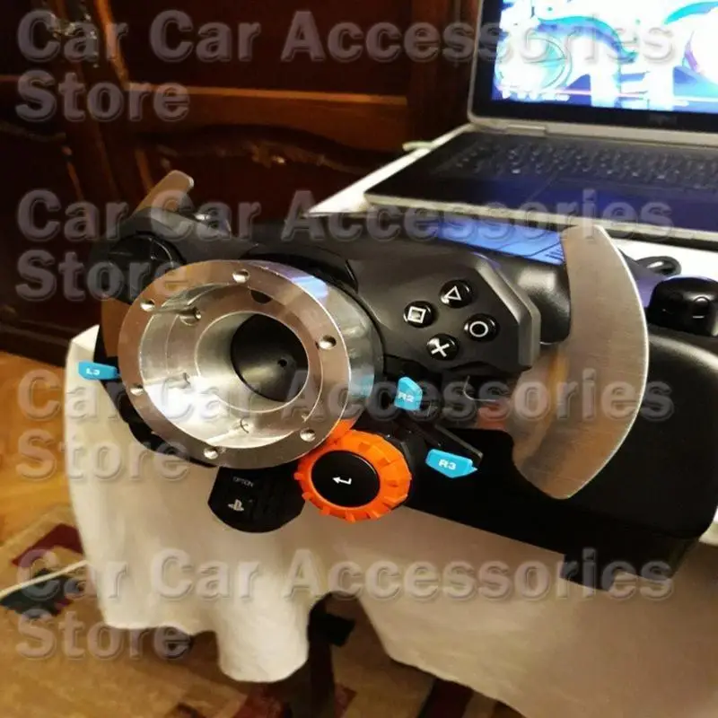 

242D Aluminum Steering Wheel Adapter Plate for G29 G920 G923 13/14in 70mm PCD Racing Car Game Modification Game Replace Part