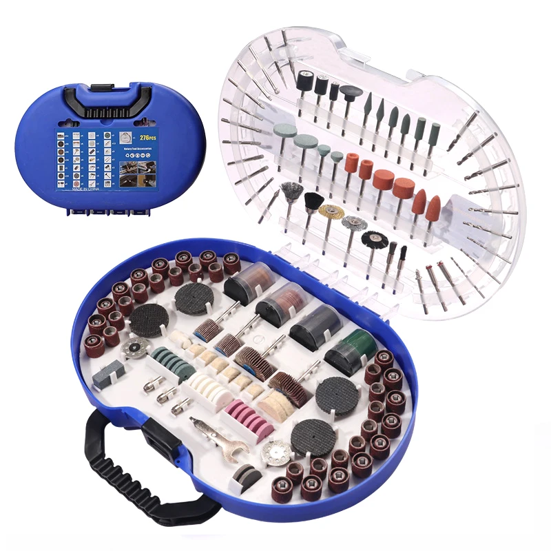 276Pcs Abrasive Rotary Tool Accessories Set for Electric Grinder Easy to Cutting Sanding Carving and Polishing Combination Tools