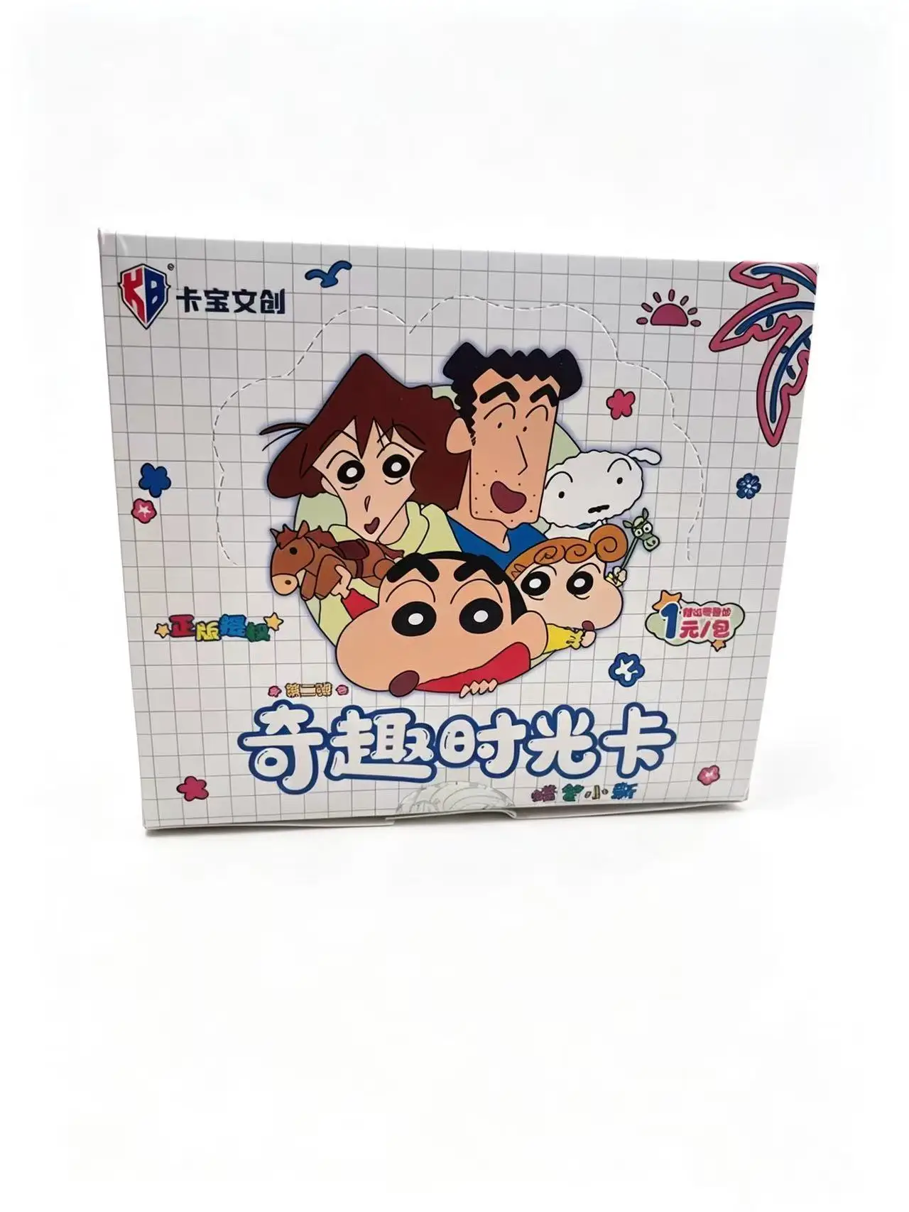 KABAO Official Crayon Shin Chan Collectible Cards Funny Time Series 2nd Edition Anime Trading Card Blind Pack Hobby Collection T