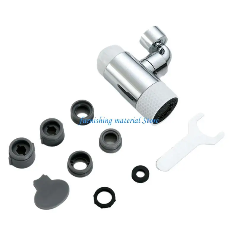 

Y5GD Rotating Faucet Adapter Kitchen Sink Accessory Rotating Faucet Extender