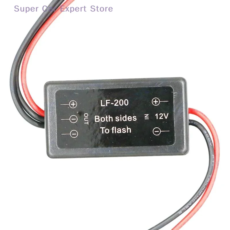 

1 Piece Car LED Brake Stop Light Lamp 12-24V DIY Accessories LF-200 Flash Strobe Controller Flasher Module