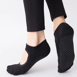 Women Yoga Toe Socks High Quality Anti Slip Five Fingers Pilates Socks Quick Dry Grip Fitness Dance Training Toe Socks For Girls