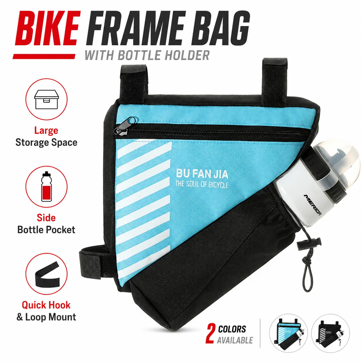 Mountain Biking Hydration Pack - Sac de cadre de vélo avec