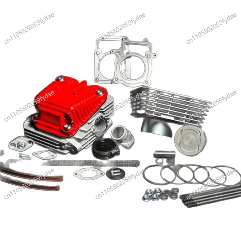 CB250-F upgraded to CB250R/CB300R four-valve cylinder head assembly with sleeve cylinder