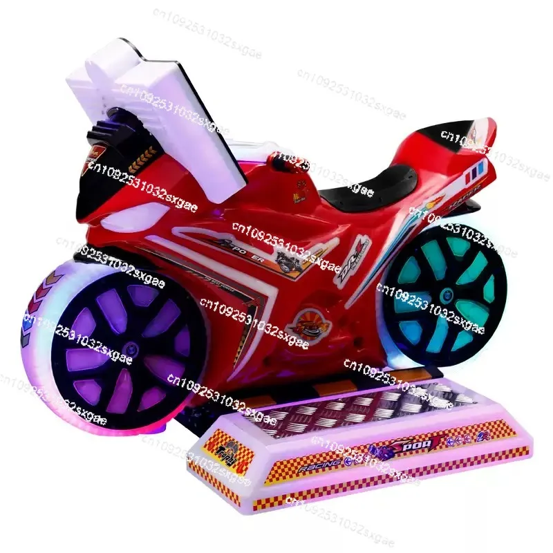 Kids Play Motor Bike Amusement Park Coin Operated Kiddie Rides Simulator Motorcycle Arcade Racing Car Game Machine For Children