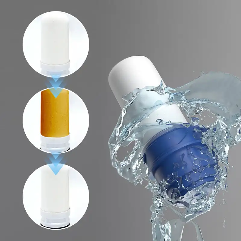 1pc Tap Water Purifier Filter Washable Replacement Kitchen Faucet Long Lasting Ceramic Filtro Faucet Mixer Aerator with 2 Filter