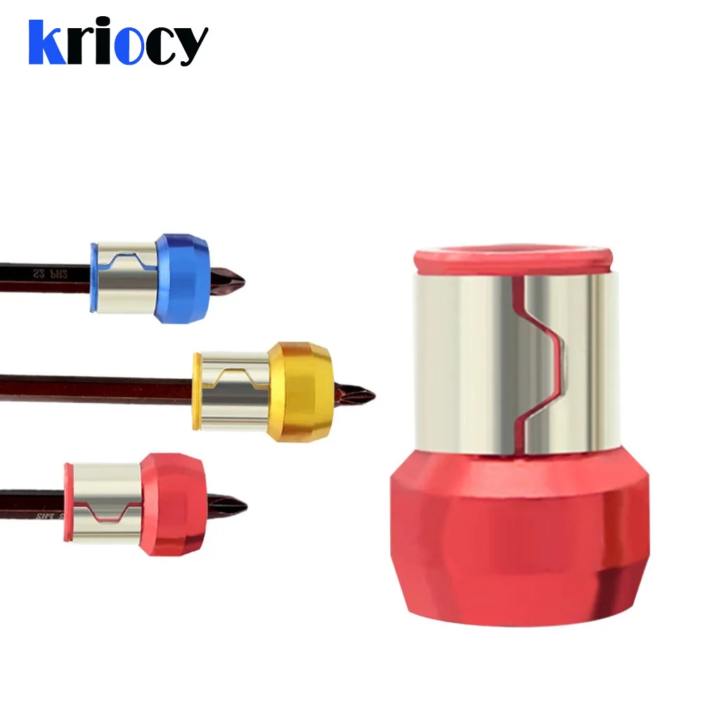 Magnetic Bit Holder Alloy Electric Magnetic Ring Screwdriver Bit Head Holder Anti Corrosion Magnetizer for Phillip Bit