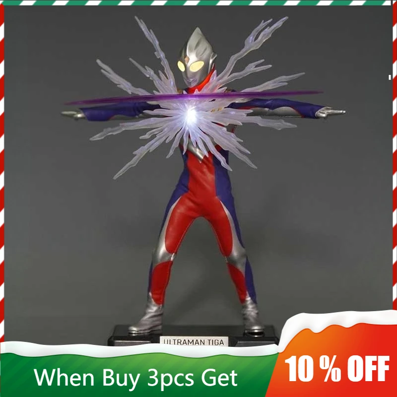 

Ultraman Tiga Compound Type Articulated Action Figure Luminescent Model Ultraman Tiga Figure Decoration Collection Toys Gifts