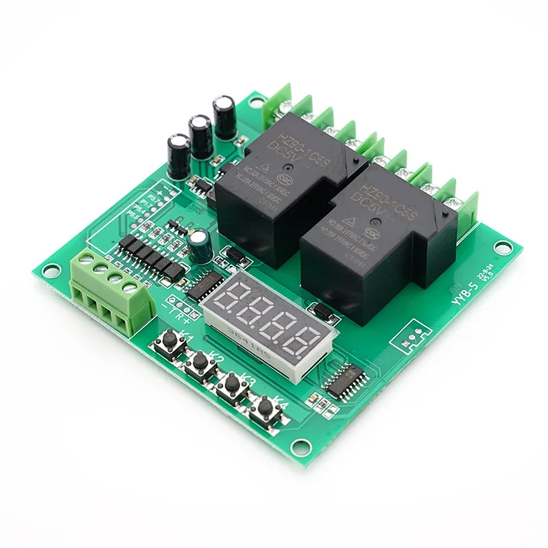 YYB?  5 Two Relay Forward/Reverse Motor Control Board Timing Cycle Delay Module Motor Controller Board