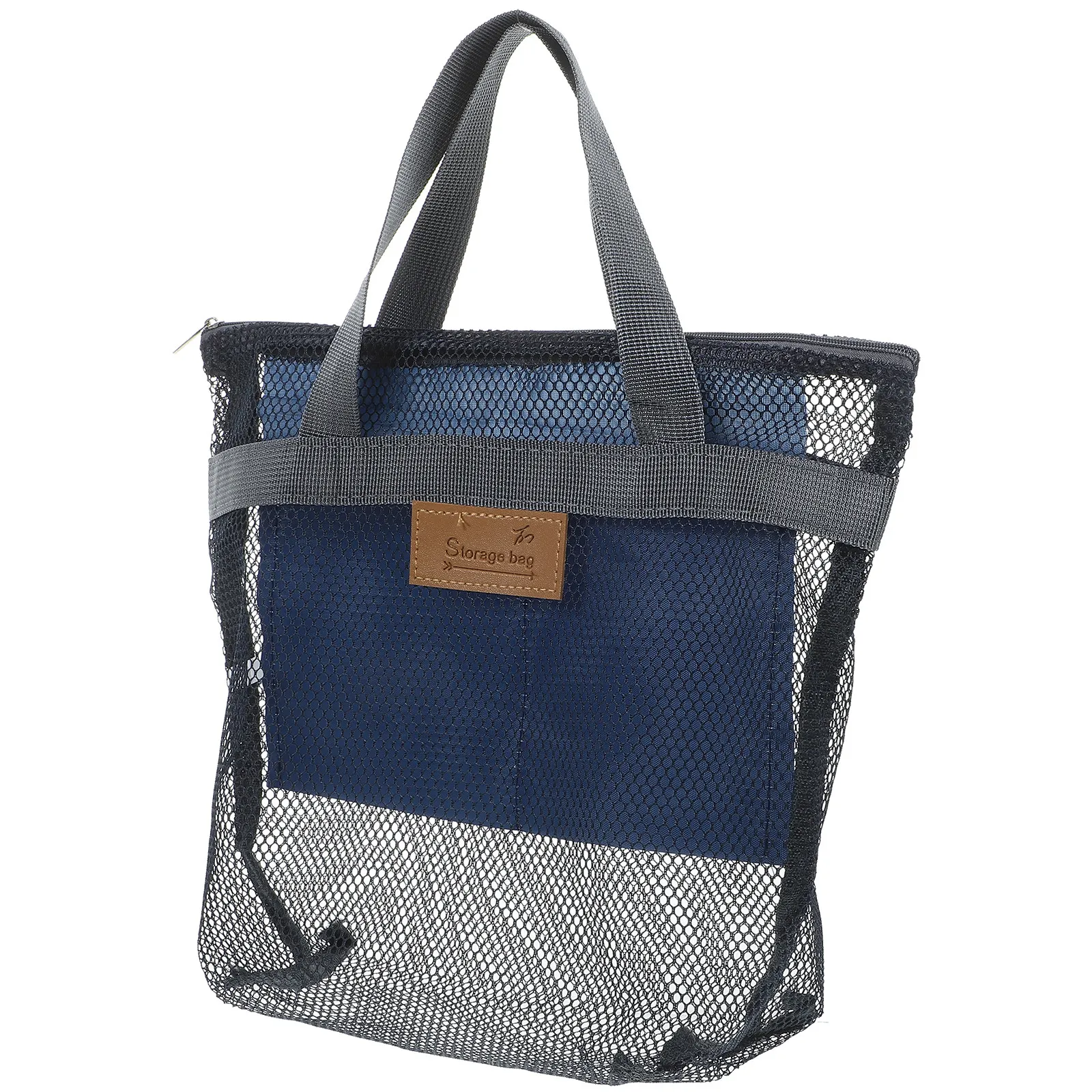 

Портативная большая пляжная сумка-сетка на молнии, 2 шт., прочная, для женщин, для путешествий, плавания, активного отдыха, для девочек