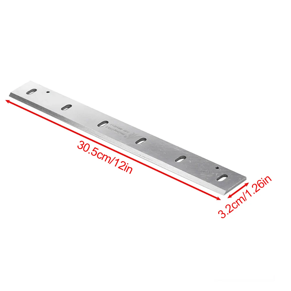 Lâminas de faca plaina de 12 ", 2 peças, 305x32x3mm, lâmina de aço de alta velocidade, plaina espessante para makita 2012 2012nb, peças de madeira