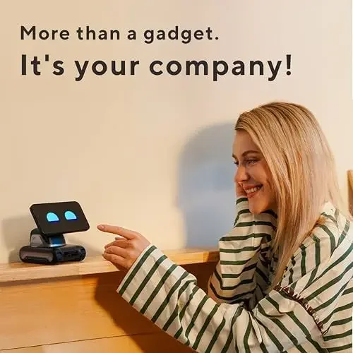 AI pet robot emotional interaction toy desk significant other, with voice interaction, gesture and facial recognition