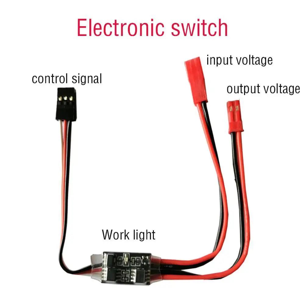 3-30V 20A Remote Control Electric Digital PWM Signal Switch for RC Car Aircraft Drone LED Lights Boat Water Pump DC Motor