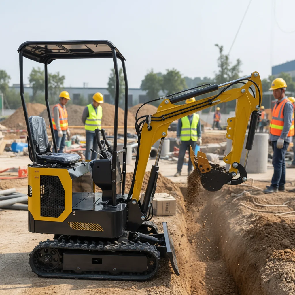 

1.2Ton Micro Crawler Excavator Small Digger Home Farm Planting Use