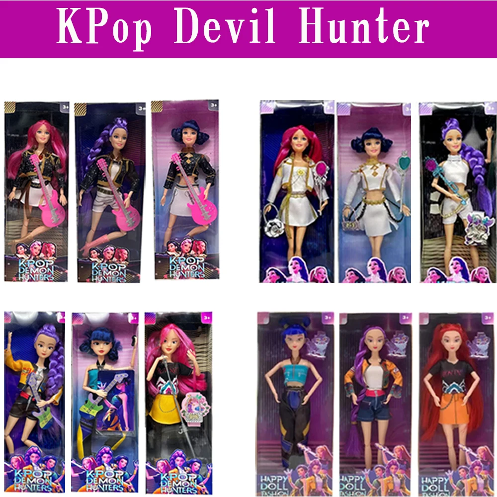 Figurines d'action en vinyle série chasseur de démons K POP, modèle Lumimila Zoey, décoration de bureau, jouet cadeau pour enfants