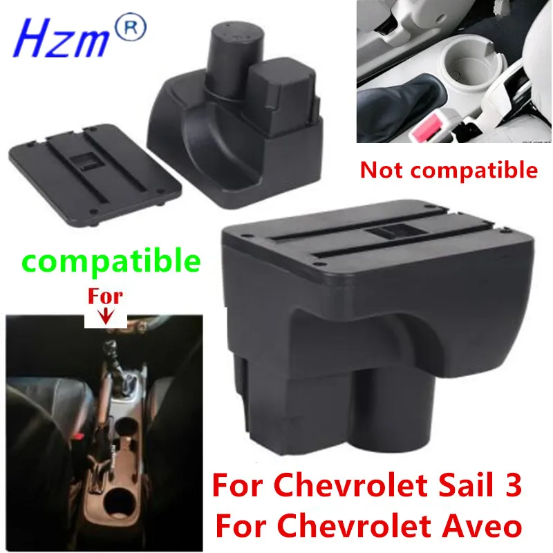 Do Chevrolet Sail 3 Podłokietnik do Chevrolet Aveo Podłokietnik samochodowy Centralny schowek Dedykowane części modernizacyjne Akcesoria samochodowe — zdjęcie 3