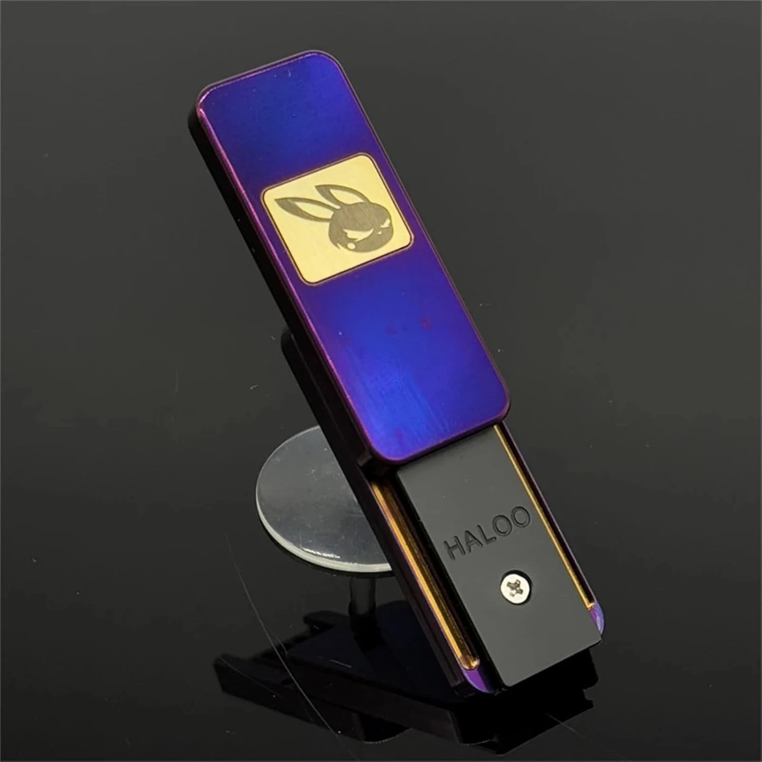 Arrogant Rabbit Fidget Slider Spinner Titanium Alloy Direct Push EDC ของเล่น Sensory ADHD Focus Anti Stress ผู้ใหญ่โต๊ะของเล่น