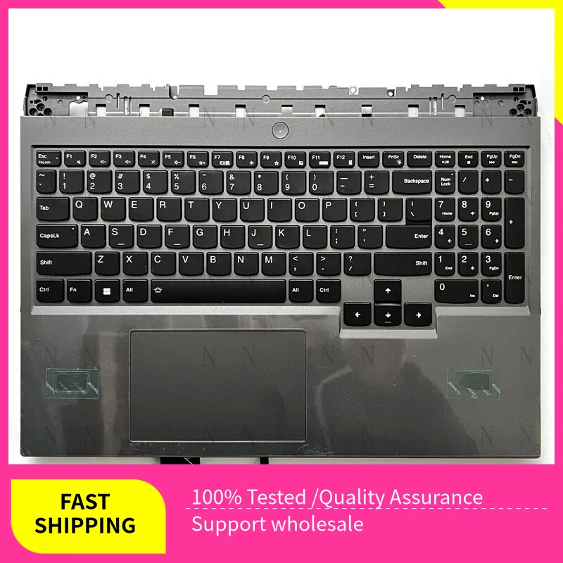 XQ  For Lenovo Legion 5 Pro-16ACH6H Palmrest Upper Case Backlit Keyboard 2021years