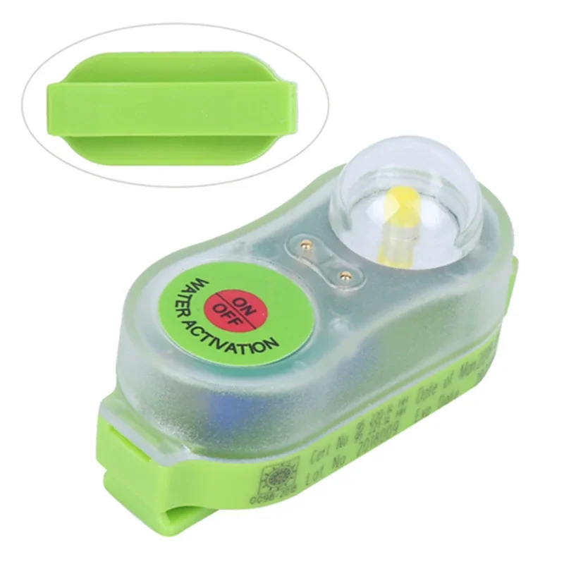 LED Lithium Seawater Self-Lighting Light Life Jacket Light JHYD-I 30g Plastic Life-saving Adult Children Outdoor For Life Vest image 5