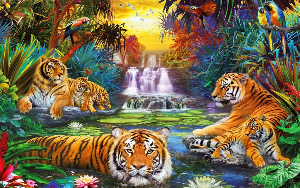 Photo tiger curtains Waterproof Bathroom Decor Curtains animal curtain Home Decoration