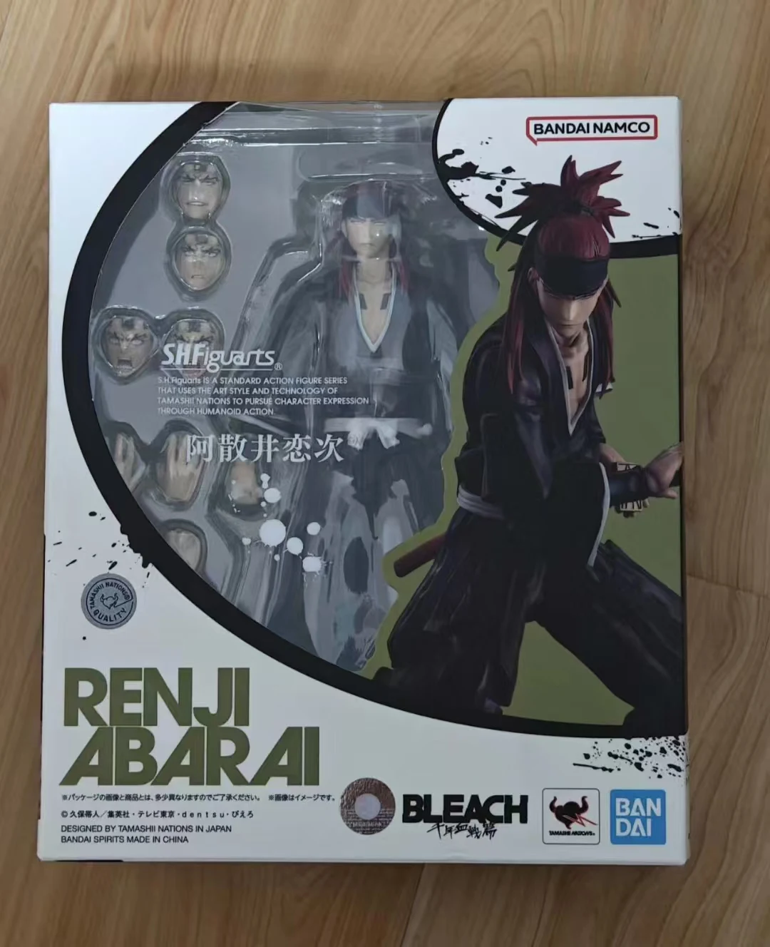 

【Оригинал】BANDAI SHF BLEACH Abarai Renji Фигурки Модель игрушки