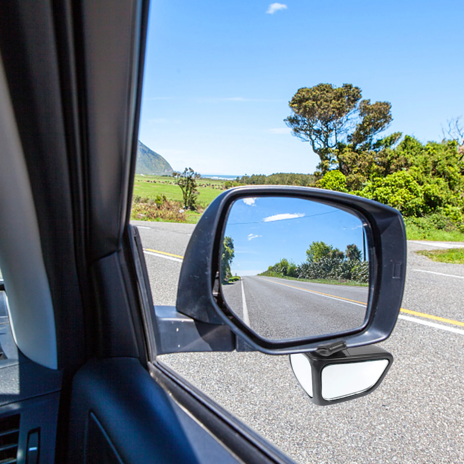 

2 Pcs Mirror Car Rear View Universal Mirrors Automotive Exterior Rearview Black for Cars