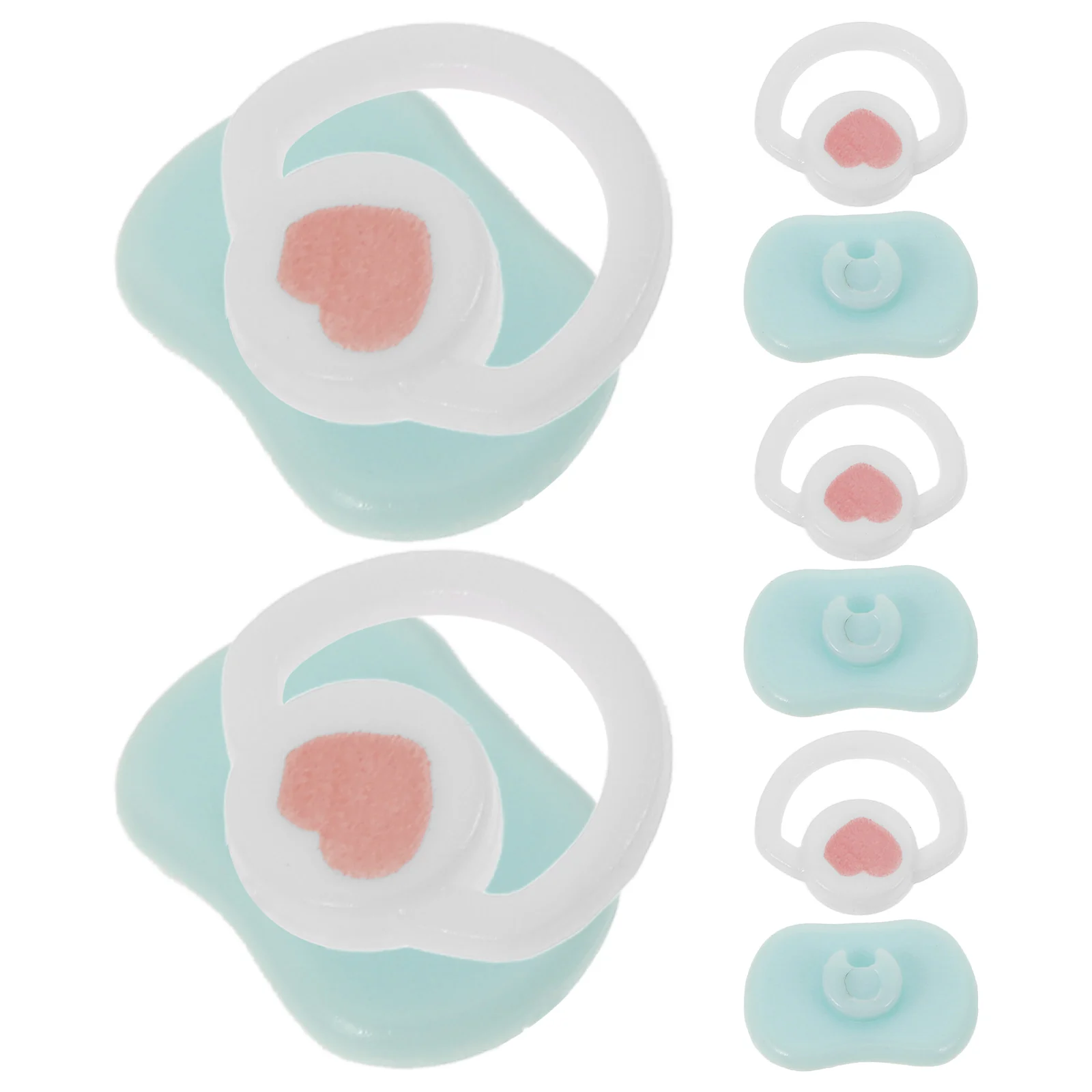 5 個ミニおしゃぶりチャーム樹脂クラフト用品電話ケースの装飾ヘアピンアクセサリー小さな装飾品家の装飾品