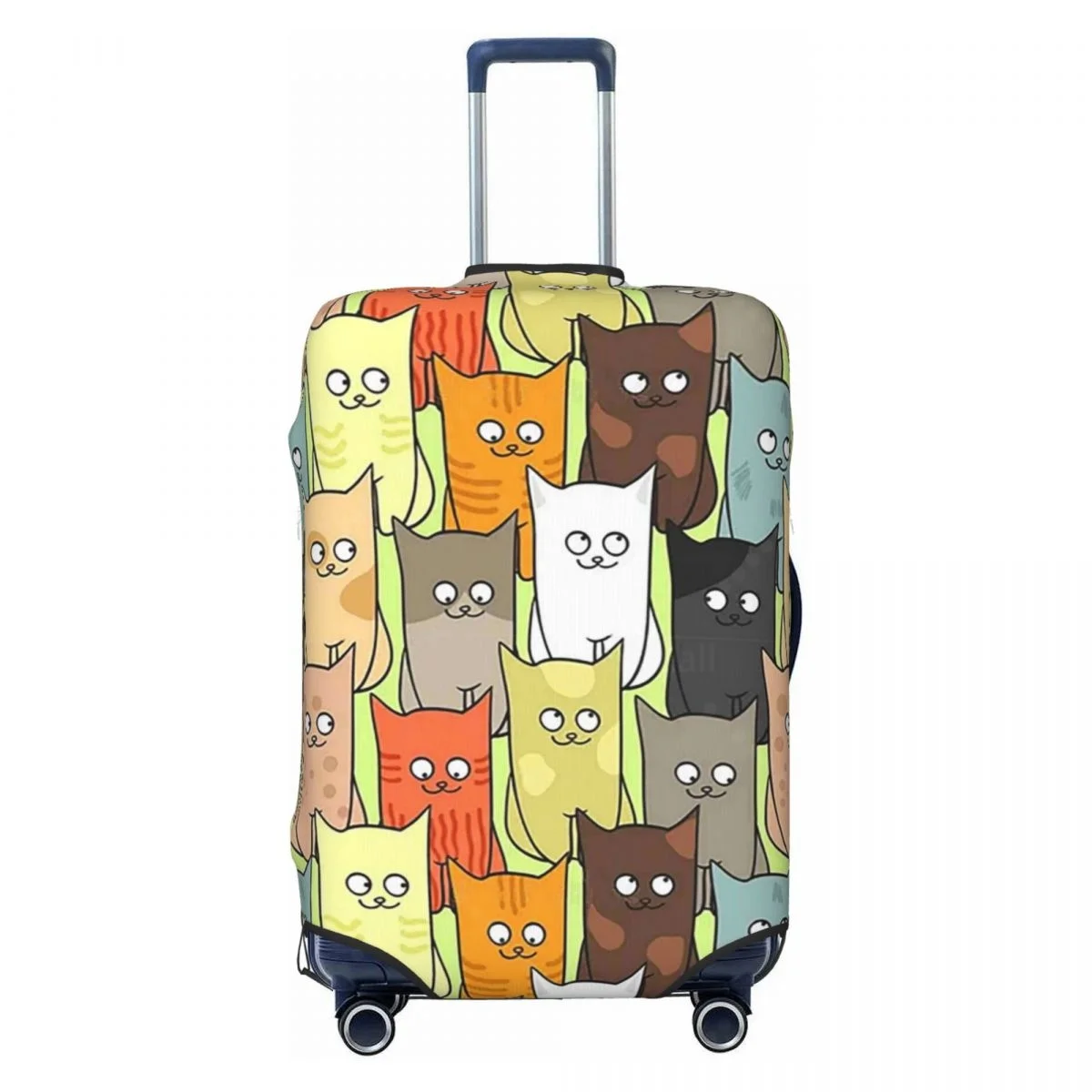 الملونة القط رؤساء غطاء الأمتعة حقيبة حامي رشاقته مرونة الغبار مغطاة المضادة للخدش واقية 18-32 بوصة