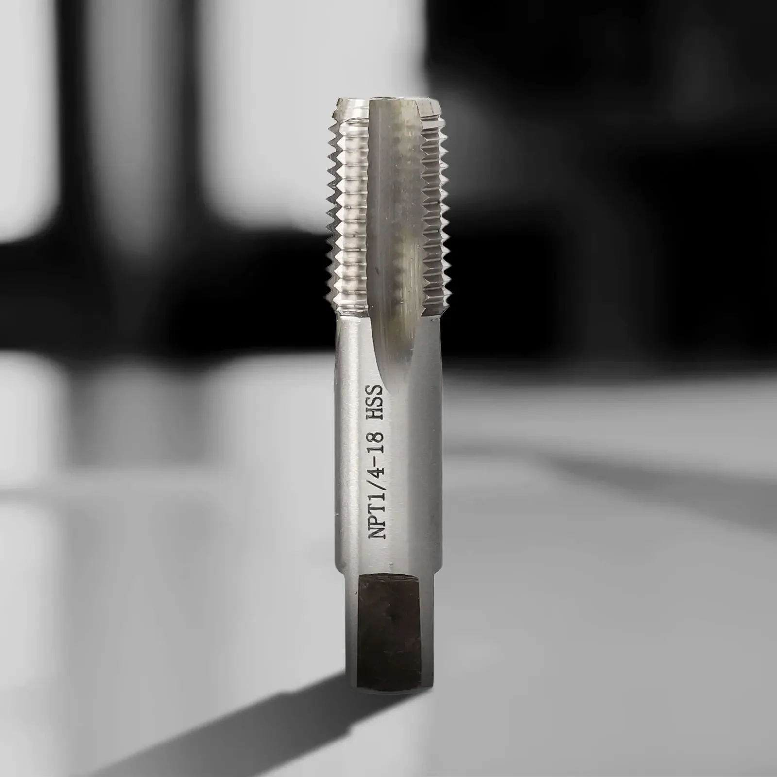 1pc High Speed Steel Screw Threaded Tap Hand Tools 1/4"-18 NPT Taper Pipe Tap