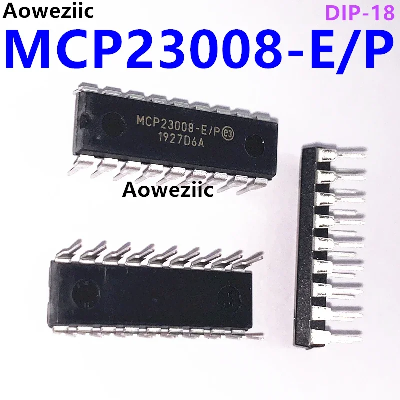 MCP23008-E/P DIP-18 In line I/O Expander Interface Chip IC I2C 8B New Single Chip Microcomputer