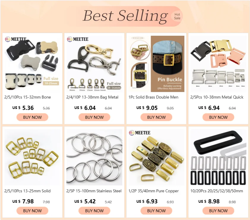 5-20Pcs 20/25/32mm Metall Gurtband Schwanz Clip Schnalle Gepäck Gürtel Ende Stopper Schnallen brieftasche Schlüsselbund Taste DIY Nähen Zubehör – Detail 1