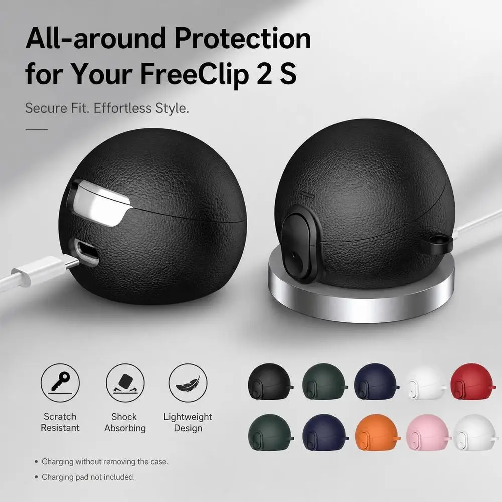 Solid Color Earphone Case For Huawei FreeClip 2S Collector's Edition Shockproof Protective Cover Shockproof Headphone Shell