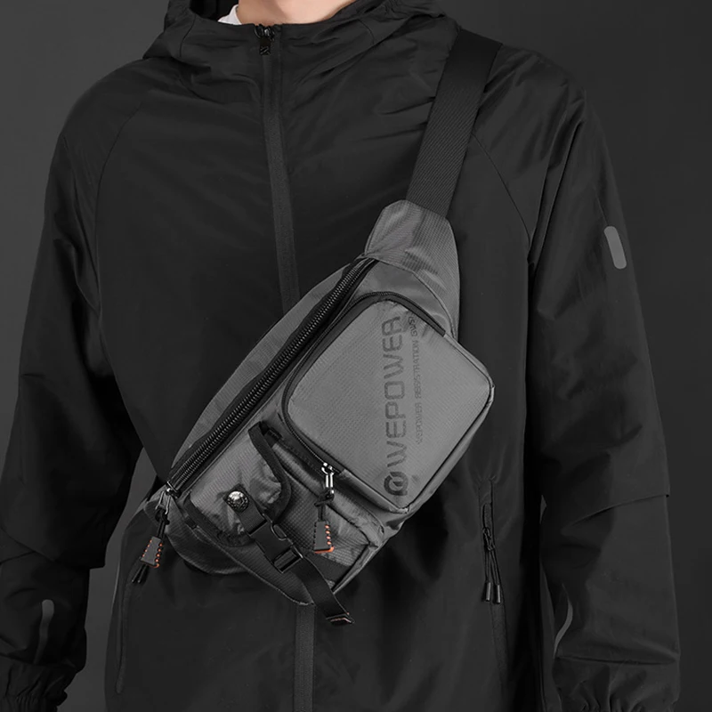 Men Hunting Crossbody Shoulder Bag Large Capacity Waist Packs Chest Bag High Quality Nylon Outdoor Travelling Communting Bag