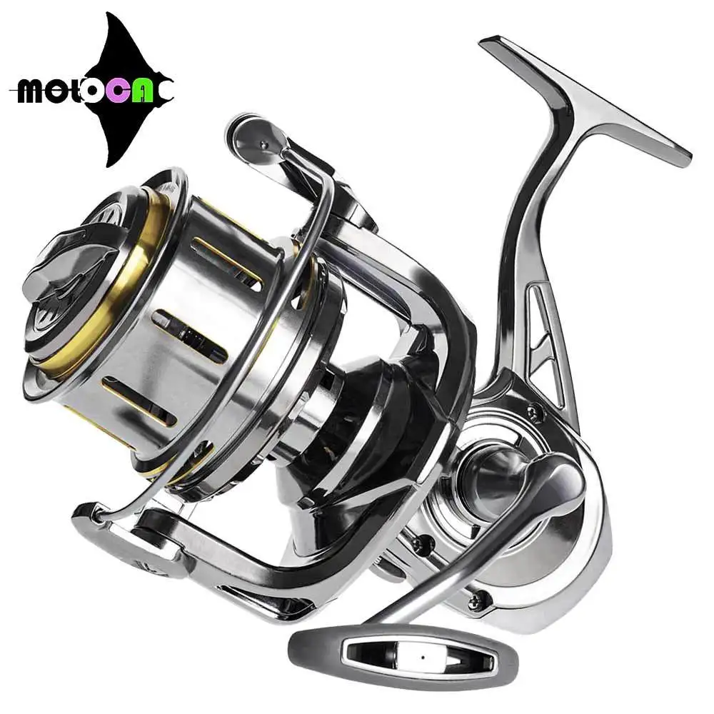 

8000-12000 All Metal Reel Spinning 8000-12000 All Metal Reel Spinning Coil Saltwater Fishing Reels 10+1BB 4.1:1 25KG Max Drag