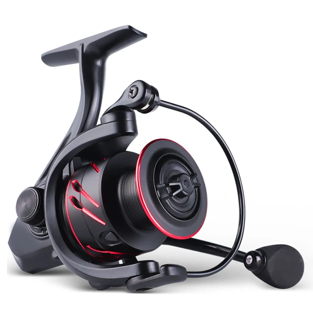 

Spinning Fishing Reels with Left/Right Interchangeable Collapsible Handle Powerful Metal Spool 4.7:1/5.0:1 Gear Ratio