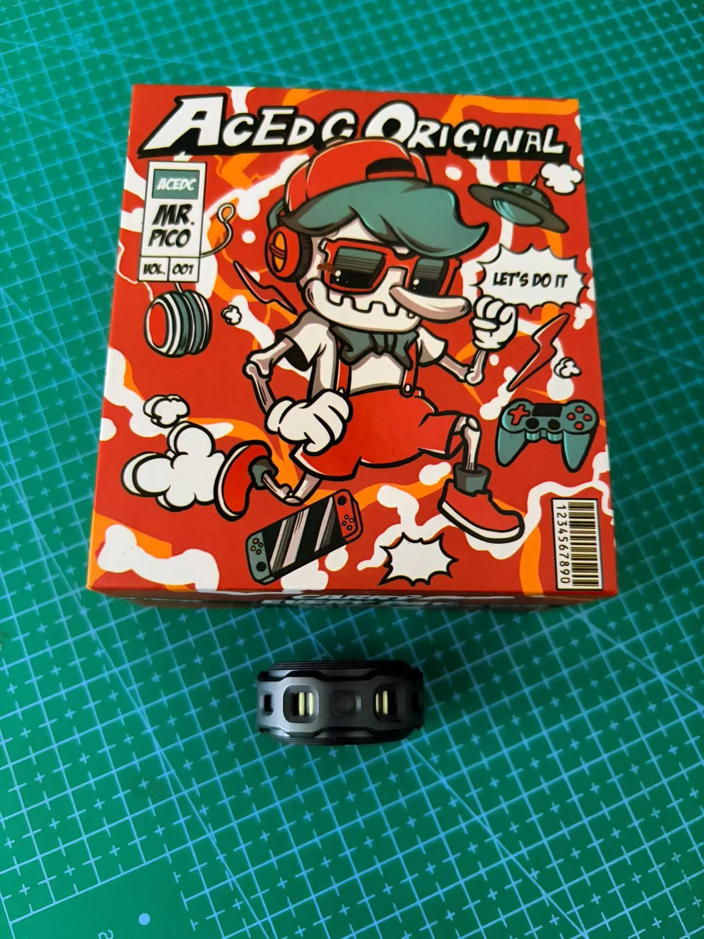 Used edc ACedc Zirconium Alloy Mechanical Ring 2nd Generation Shadow Attack decompression toy