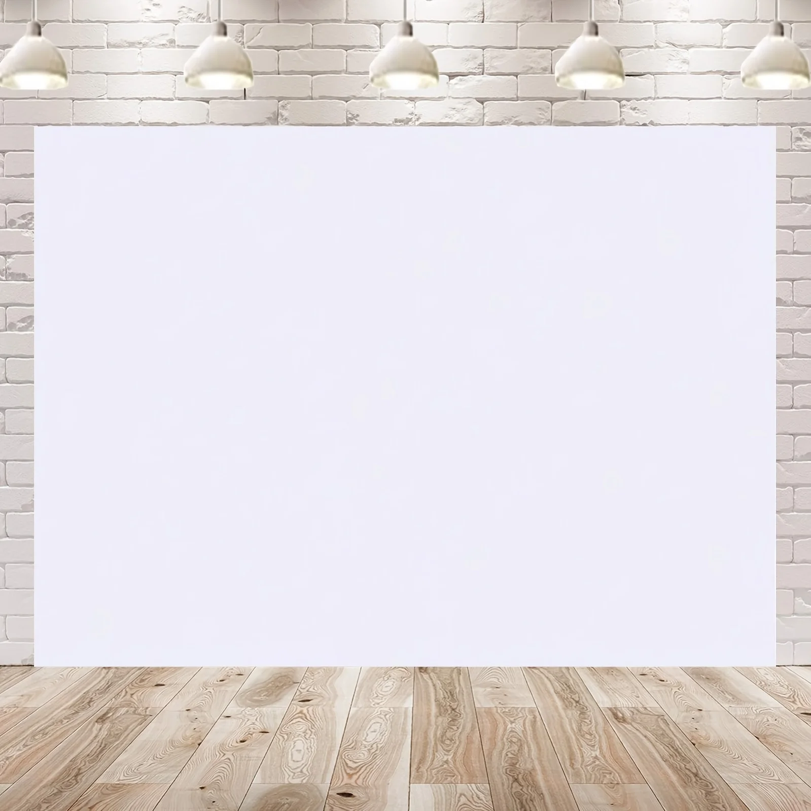 Ein Stück weißer Hintergrundstoff, geeignet für Fotostudios, Fotografie, Videografie und Partydekorationen.