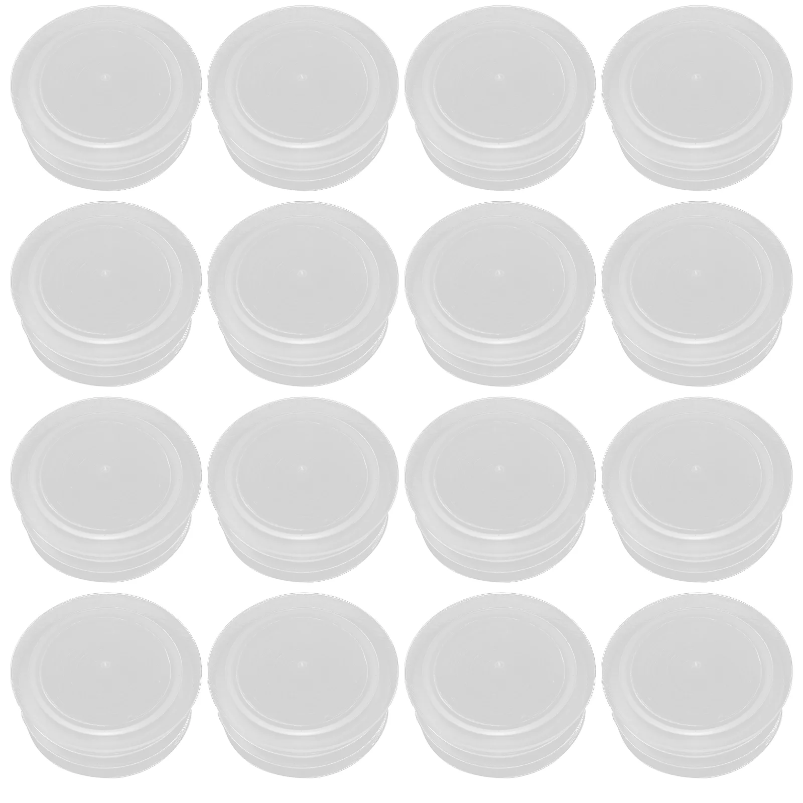

100 Pcs Bottle Stopper Replacement Parts Salt and Pepper Stoppers Plugs 210X100X100CM Hole End Caps Transparent for Shakers