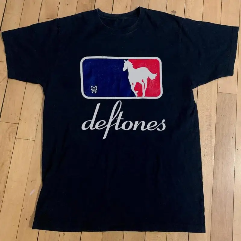 

Футболка Deftones White Pony and Skull, хлопок, черный, размер S 5XL