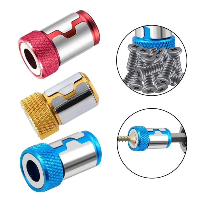 

Universal Magnetic Ring Alloy Screwdriver Bit Anti-corrosion Strong Magnetizer Drill Bit Magnetic Tool