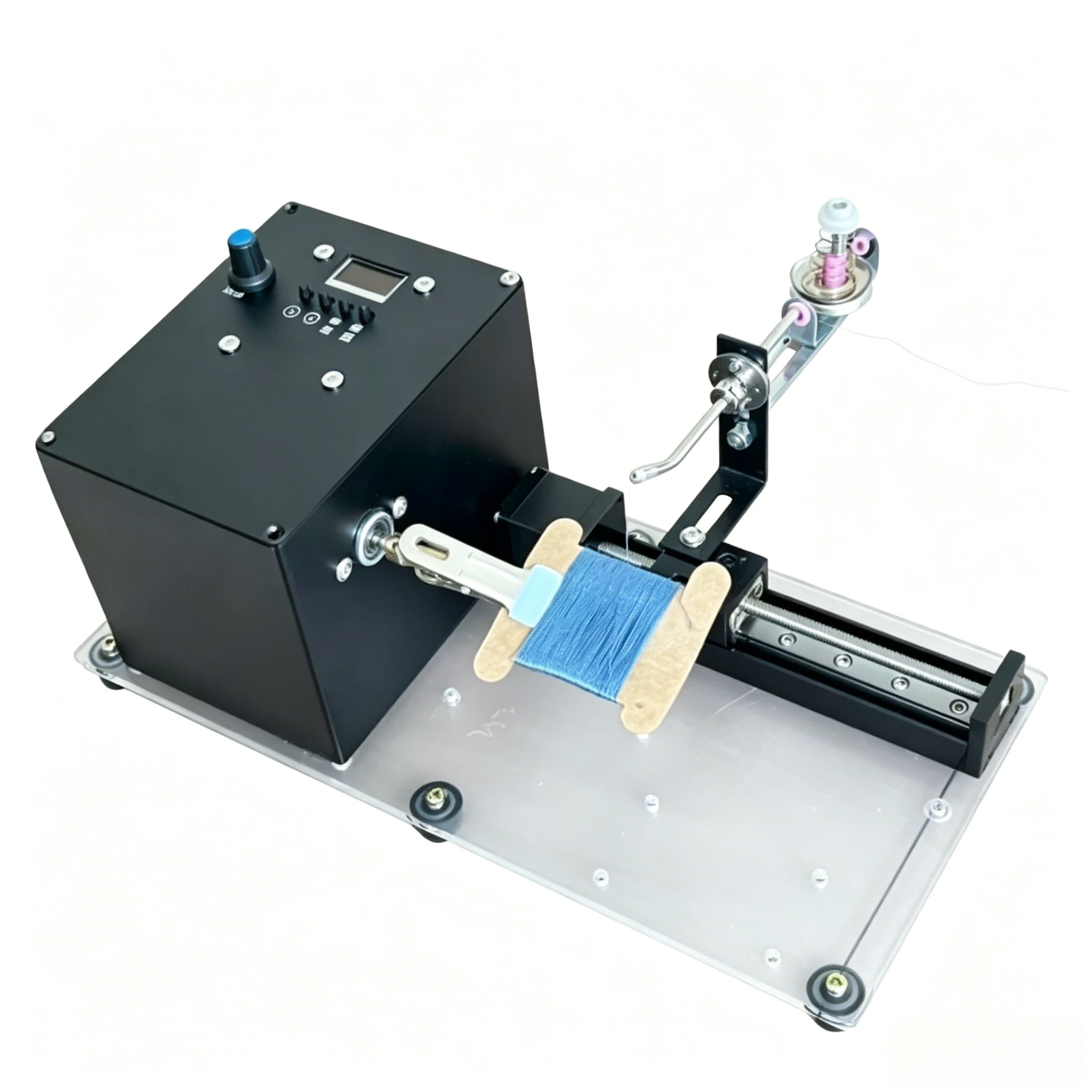 CNC Mini Auto Wire Winder, Reciprocating Parallel Wire Arranger Digital Count Paper Card Separation Machine