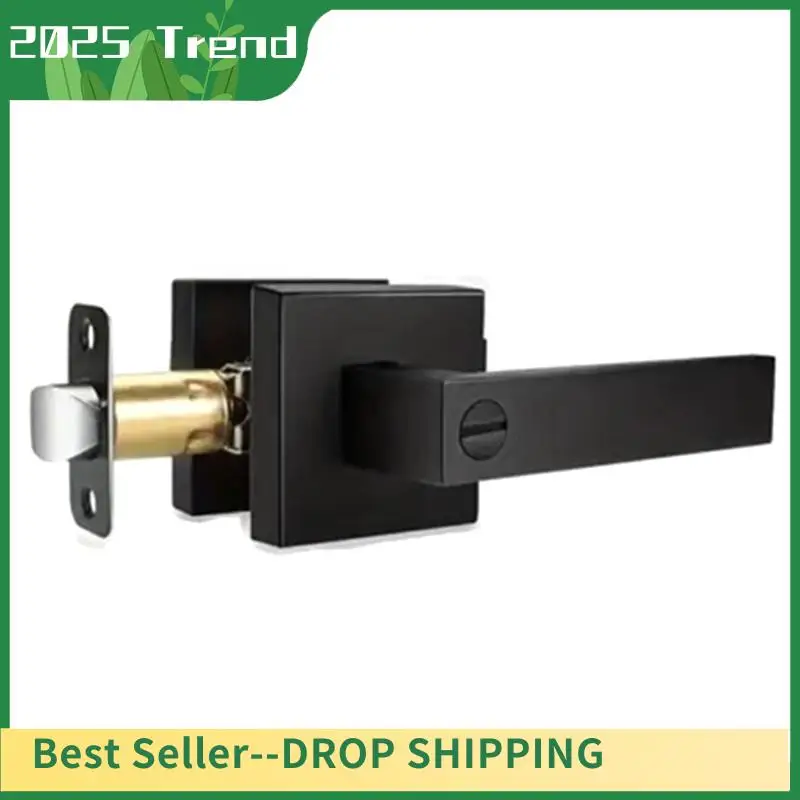 

AA14 New Door Lever, Keyless Interior Door Knobs, Privacy Door Lever Locksets For Bedroom Bathroom, Modern Door Handles