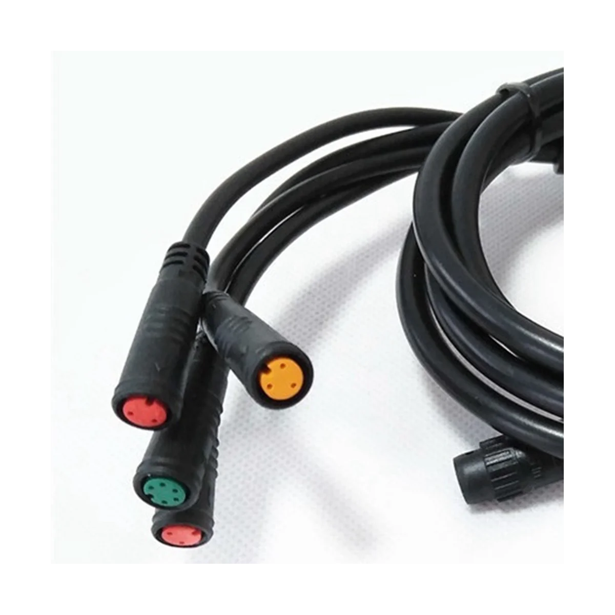 E-Bike 1T4 E-Bike Extension Cord Cable Waterproof Connector for Electric Bicycle Brake Display Throttle Cycling Part.