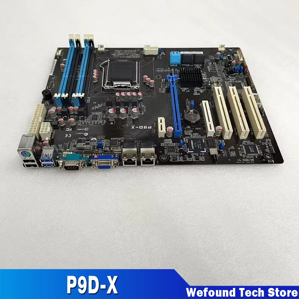 P9D-X para placa-mãe de servidor ASUS C222 LGA 1150 DDR3 E3-1200 V3 32GB 1600/1333MHz de memória