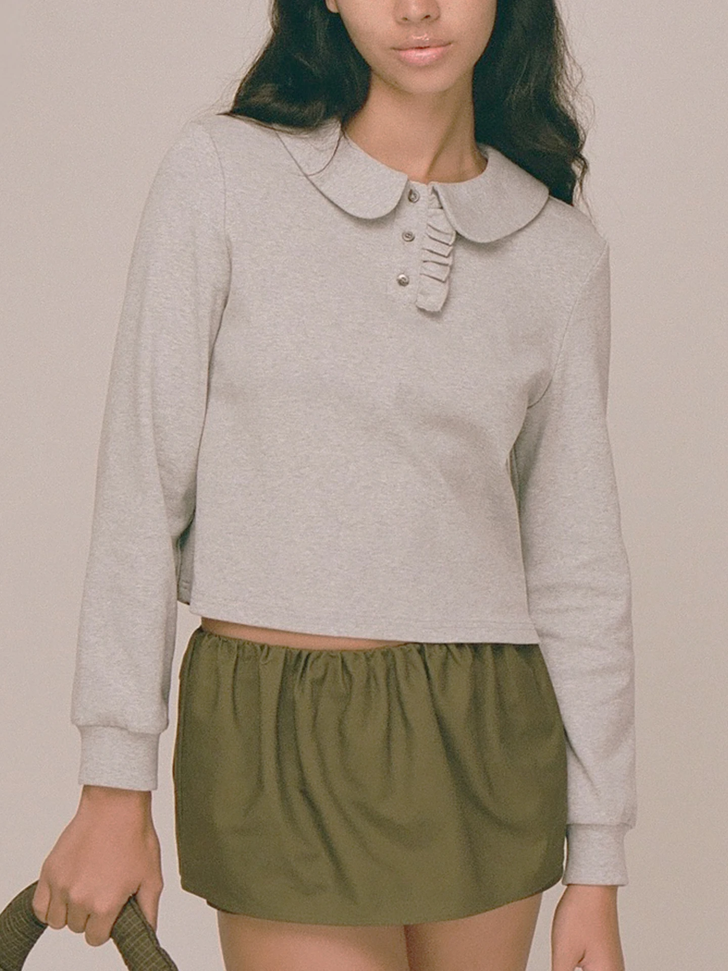 

Organic Cotton Long Sve Ne Sweatirt My Mum Made It Casual Comfortable Women's Top in Varng Sizes And Colors
