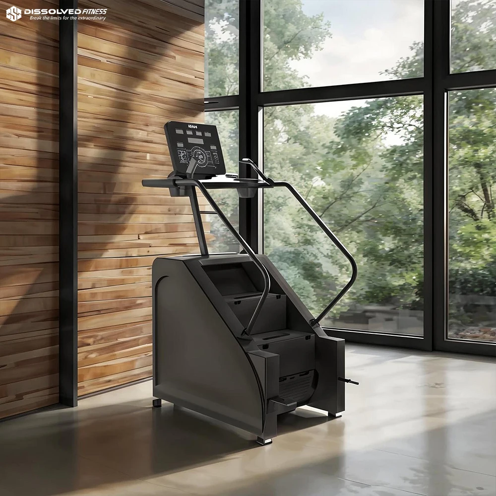 

Silent Vertical Stair Climber Machine Multifunctional Home Fitness Equipment with Electric Stair Climber Cardio Stepper Design