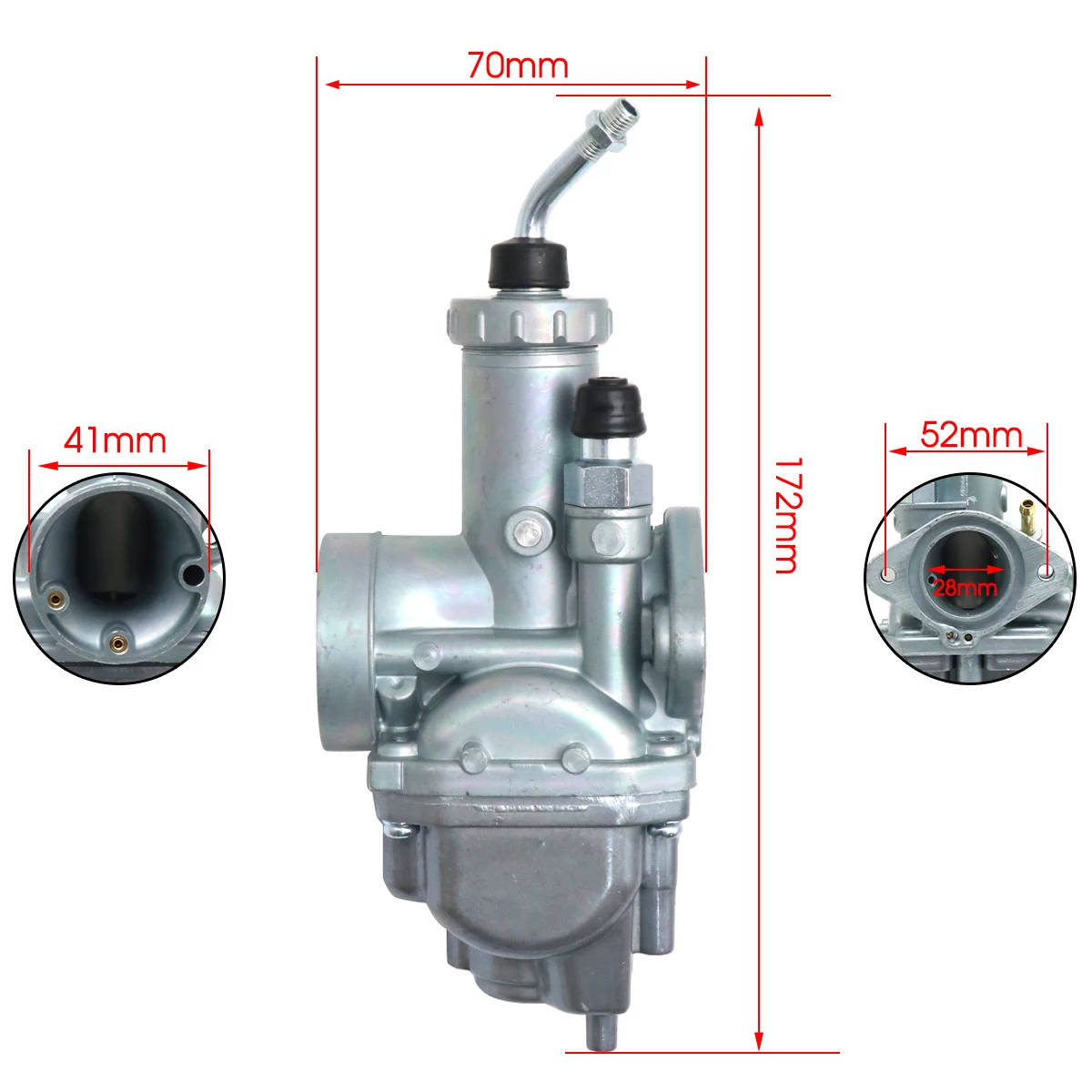 ZS Racing Motorcycle carburetor for Yamaha YFM 225 YFM 225N Breeze 125 Grizzly 125 YFM 225 Timberwolf 250 YFB250 Moto 4 YFM225