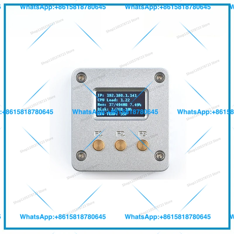For NanoPi NEO All-metal Aluminum Case Kit with OLED Display Running Ubuntu