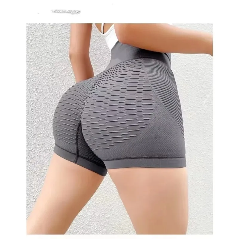 

Women Sport Shorts High Waist Elastic Tight Workout Booty Short Tummy Control Sexy Thin Breathable Yoga Seamless Fitness Shorts